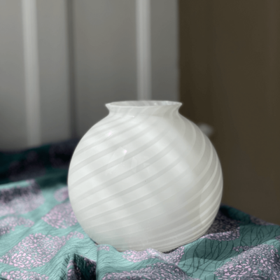 Vintage murano swirl vase