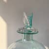 Grøn vintage Murano glas flakon