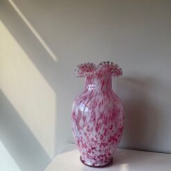 Rosa murano vase
