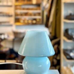 Blå Murano lampe
