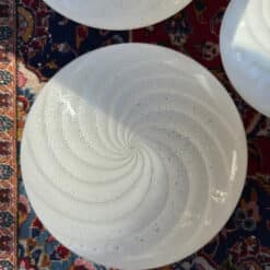 Vintage Murano swirl lampe