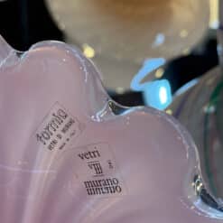 Pink vintage Murano musling Seguso