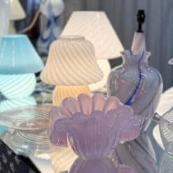 Pink vintage Murano musling Seguso