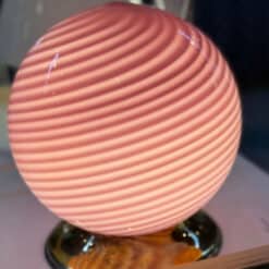 Bubblegum pink murano lampe