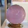Bubblegum pink Murano bordlampe vintage