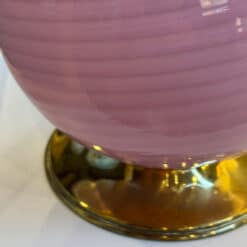 Bubblegum pink Murano bordlampe vintage