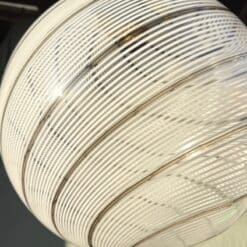 Vintage loftlampe Murano med stribe