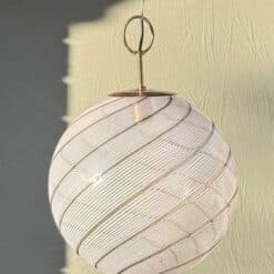 Vintage Murano swirl lampe