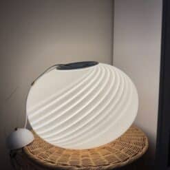 Vintage swirl Murano lampe