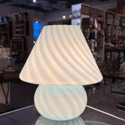 Blå vintage Murano lampe