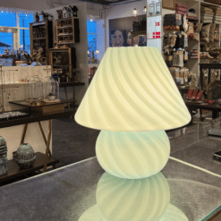 Blå vintage lampe murano