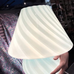 Blå vintage Murano lampe