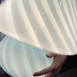 Blå vintage Murano lampe
