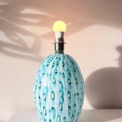 Turkis Murano lampe