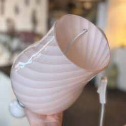 Lyserød Murano lampe